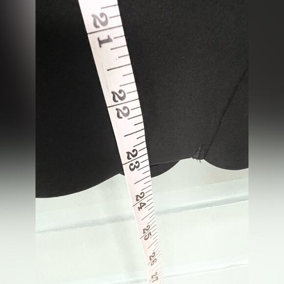 ADAY Black Scuba Stretch Waste Not Collarless Jacket zip up fall thick Size L - Picture 10 of 11